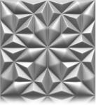  Polistar Onyx szürke design polisztirol falpanel burkolat (50x50cm), 3d dekorpanel