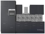  Wallplex falburkoló konyhapanel Fekete mozaik - kerma - 48 990 Ft