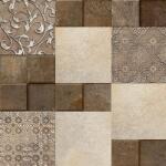  Soner törés- és hőálló konyhai hátfal barna csempe mintával 60x240 cm KF14