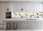  Wallplex PLUS+ falburkoló hőálló konyhapanel Terazzo, vízálló falburkolat konyhába 60x180 cm