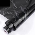  3058 márvány fekete 45 cm x 10 m öntapadós tapéta