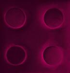 Kerma Design KERMA Cubes építőkocka textil falpanel 12, 5x50 cm bordó- Piano 06