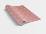  DOTS VINTAGE PINK / rózsaszín vintage pöttyös 45cm x 15m öntapadós tapéta