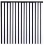 Marbet fehér lamella falburkolat fekete filc alappal 30x270 cm Woodline