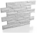  STONE SHARP éles kő fehér festhető polisztirol falpanel, kőmintás beltéri burkolat