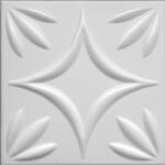  Polistar Lemo fehér festhető beltéri polisztirol panel (50x50cm), dekor 3D burkolat