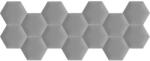 Kerma Design Kerma extra világos szürke színű falvédő hatszög falpanelekből - Arden 602