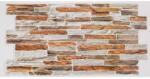 Flexwall PVC Falpanelek FLEXWALL PVC falpanel Gibraltar szeletelt kő 98x50 cm, beltéri burkolat
