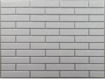 M-Flex PVC dekor falpanel fehér színben, tégla panel-1, vízálló