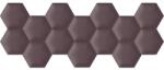 Kerma Design Kerma extra sötét barna színű falvédő hatszög falpanelekből - Melody 345