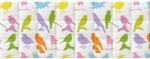 Kerma Design Birds madarak mintás színes nyomtatott műbőr falvédő (200x75 cm)
