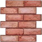  Öntapadós szivacsos piros tégla falpanel 30x30 cm (4 db)