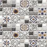  Soner törés- és hőálló konyhai hátfal mozaik csempe mintával 60x300 cm KF18