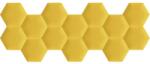 Kerma Design Kerma extra sárga színű falvédő hatszög falpanelekből - Inka 822