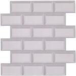  Öntapadós fehér metró csempe falpanel 30x30 cm (4 db)