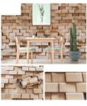 Téglamintás 3046 3D barna beige tégla panel 45 cm x 10 m öntapadós tapéta