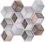  Öntapadós szivacsos térbeli kocka 3D falpanel 30x30 cm (4 db)