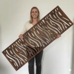  Fali dekorpanel, hullámos minta, 50x150 cm, 3 mm HDF - FP5 fa dió fa falburkolat