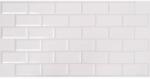 Flexwall PVC Falpanelek FLEXWALL PVC falburkolat Grey Seam Fehér csempe, szürke fuga PVC falpanel 96x48 cm