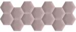 Kerma Design Kerma extra világos rózsaszín színű falvédő hatszög falpanelekből - Boston 33