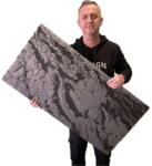  Polisztirol G-Taz fekete-ezüst 50x100 cm beltéri falpanel