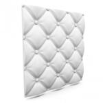  MYWALL CUSHION - Párna mintás fehér festhető falpanel, beltéri polisztirol falburkolat (60x60cm)