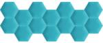 Kerma Design Kerma extra kék színű falvédő hatszög falpanelekből - Inka 820