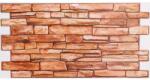 Flexwall PVC Falpanelek FLEXWALL PVC falpanel Karelian kőmintás barna 98×49, 5 cm, beltéri falburkolat