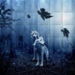 Kerma Design Farkasok állatok KERMA-30 nyomtatott műbőr falikép