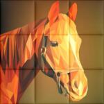 Kerma Design Ló KERMA-93 nyomtatott műbőr falikép