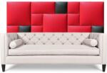 Kerma Design Műbőr falvédő-56 faldekoráció, Kerma falpanelekből (200x75 cm)