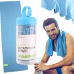 Fit4Med Sport Törölköző Mikroszálas Gyorsan Száradó 30X100cm UV50 Hűsítő Könnyű (FIT012)