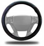  Kormánykerék Borítás Fekete Univerzális Karbon, 37-38cm, sportos dizájn