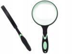  Nagyító zöld klasszikus nagyító lencse 65mm nyéllel (09190_rozz_gabB_okz)