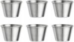 Pultos mérőpohár acél alkoholos pohár 70ml szett6db#000631 (X001Y7703B)