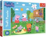 Trefl - Puzzle Peppa Pig: Fun in the Grass 24 maxi - 1 - 39 piese