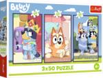 Trefl - Puzzle 3x50 The Bluey Family - 40 - 99 piese