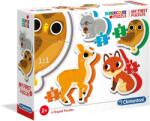 Clementoni - Puzzle Baby puzzle: Forest animals 4v1 - 1 - 39 piese