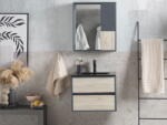 Maxishop Set de mobilier pentru baie TERUEL Gri (480272)
