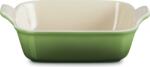 Le Creuset Forma de copt Heritage pătrată, 23 cm, verde bambus (61114234080006)