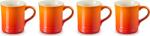Le Creuset Căni Le Creuset, 400 ml, portocaliu flacără, set 4 buc (79207400900000)