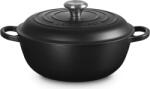 Le Creuset Oala Signature 26 cm, negru mat (21309260000430)