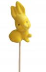  Húsvéti nyuszi 8cm-es kosárba karácsonyfadísz vagy mŰVIRÁG (Zajączek średni żółty)