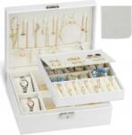  Ékszertartó doboz, zárható doboz, 23 x 17 cm#000654 (X001L23V19)