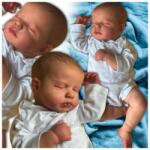  Reborn Baba Mint Élő Bobas Baba Lány Nagy 50 cm, mint az igazi (lalka reborn 50 cm)