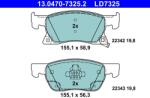 ATE Set placute frana ATE 13.0470-7325.2 (13.0470-7325.2)