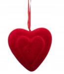  Szív medál 10cm Ajándék Csokor Kiegészítő Piros 24CM (SERCE)