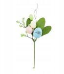  Húsvéti dekoráció nádkosárhoz Pikk tojással és margarétával 22cm (tm)