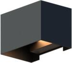 Calex Lampa de perete de exterior LED Calex Venice, lumina alba calda, 7W, IP54, Negru (7001000600)
