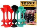 Tossit Joc de darts cu ventuze, Tossit, 7 buc, Rosu-Turcoaz